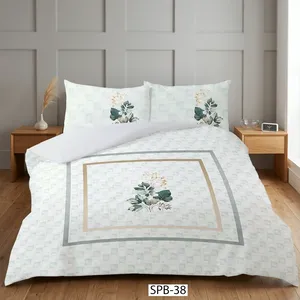 Draps de lit élégants en microfibre 125 GSM, écologiques, durables, toutes saisons, design moderne 7D, décoration de la maison - Product Image 4