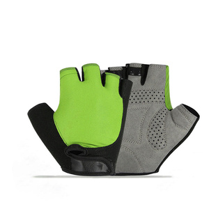 Genuine Leather Cycling Gloves PU Synthetic Leather Silicone Grip Non-Slip Butter Fly Mesh for Sports Shock Absorbing Riding - Product Image 4