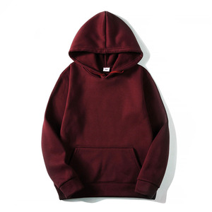 Sweat-shirt à capuche unisexe gris en coton French Terry, uni, coupe classique, décontracté, avec poche kangourou, pour l'automne - Product Image 4