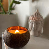 Eco-Friendly Hathai Lacquer Home Lighting Decoration Factory Direct Wedding Bowls Natural Coconut Bowl <b>Candle</b> <b>Set</b> Competitive - Product Image 6