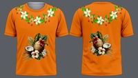 T-shirts pour hommes à col rond et manches courtes, tricotés sur mesure, écologiques, de haute qualité, avec un design tendance micronésien, vente en gros