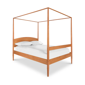 Wholesale Modern Solid Wood Canopy <b>Bed</b> | Arched Headboard 4 Poster <b>Platform</b> <b>Bed</b> Frame - Product Image 3
