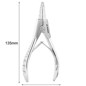 Piercing para el cuerpo de acero inoxidable alto, calibre de apertura, herramienta de Piercing para el tabique de la nariz, pinzas para Piercing, alicates de cierre, Apertura del cabello - Product Image 6