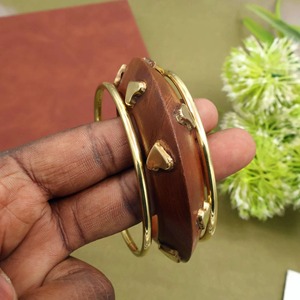 Pulseras de Madera Hechas a Mano Tradicionales para Mujer, Accesorios de Moda Étnica y Cultural, Fornituras de Joyería Personalizadas - Product Image 5