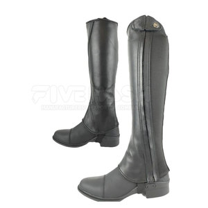 ชุดป้องกันขาสำหรับม้าแบบหนังพรีเมียม สายรัดทนทานสำหรับการฝึกกลางแจ้ง ชุดป้องกันขาสำหรับม้าแบบหนัง - Product Image 2