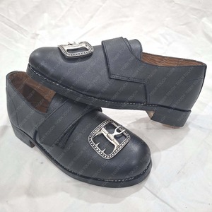 Chaussures en cuir médiévales TIGER TOUCH pour hommes, style du 18ème siècle, avec boucle, écologiques TT-902 - Product Image 2