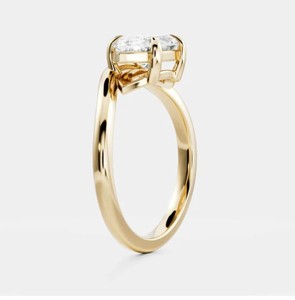 Marquise Moissanite <b>Solitaire</b> <b>Ring</b> 925 Sterling <b>Silver</b> Yellow Gold Plated Engagement <b>Ring</b> Promise Wedding Anniversary Gift - Product Image 2
