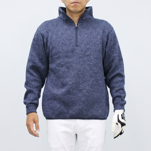 Sweat-shirt décontracté pour homme, col montant, coupe droite, en molleton imprimé personnalisé, couleur unie numérique, idéal pour le printemps - Product Image 4