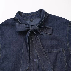 Camisa Vaquera de Último Diseño para Mujer, Ajustable, de Alta Calidad, Manga Larga, Estilo Oversize, Precio Económico - Product Image 4