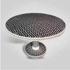 Mesa de Centro de Hueso Incrustado Hecha a Mano con Diseño de Ángel, Ecológica, Personalizable, Elegante, Lujosa, Moderna, Opción de Consola Ajustable, Decoración Escolar - Product Image 5