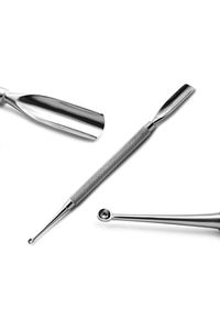 Empujadores de Cutículas de Acero Inoxidable de Alta Calidad con Cuchilla Curva de Doble Cara, Fabricante de Instrumentos de Manicura y Pedicura con Logotipo Personalizado - Product Image 4