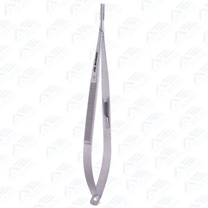 Portaagujas Micro Jacobson de Acero Inoxidable con Mango Plano, Mordazas Rectas, Estilo Robusto, Calidad Premium, para Cirugía General - Product Image 2