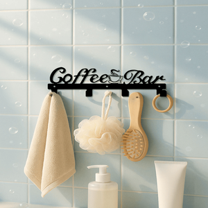 CIFbuy Support mural rustique multifonctionnel pour tasses de cuisine avec service de retrait Temu disponible - Product Image 2