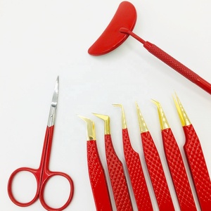 Pince à épiler Logo offre pince à épiler Extension de cils en acier inoxydable poignée en diamant durable de qualité supérieure pince à cils vison - Product Image 6