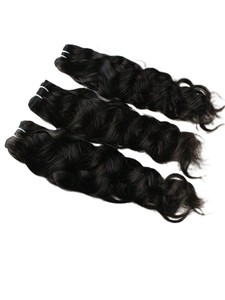 Extensions de cheveux humains indiens Remy à ondulations profondes, style souple, 100g - Product Image 1