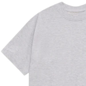 Camiseta Premium para Hombre, 100% Algodón, 230g, Color Gris Jaspeado, Cómoda, Informal, Estilo Urbano, Suave y Transpirable - Product Image 4