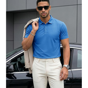 Polo de sport personnalisé pour homme, respirant, anti-transpiration, pour le golf, fabriqué aux États-Unis - Product Image 2