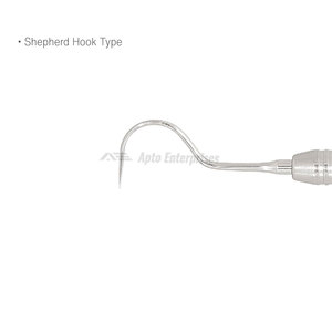 Explorador Dental Manual con Mango de Acero Inoxidable, Herramienta Profesional para Dentistas, Detección de Placa, Cálculos y Sarro, Instrumento de Higiene Bucal - Product Image 2