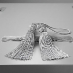 Glands de chapeau haut de gamme en fil fin pour la décoration d'uniformes, les tenues de cérémonie et les accessoires de mode - Product Image 4