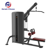 Equipo de gimnasio comercial para fitness y deportes: Máquina de cable para dominadas asistidas, flexiones y remo bajo con asistencia de fuerza.