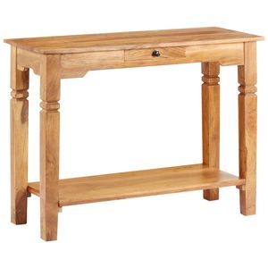 Console da tavolo in legno massello 39.3 Acacia \ "x15.7 \" x29.9 \ "-mobili per la casa durevoli ed eleganti - Product Image 1