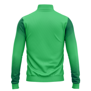 Sweat-shirt en coton tricoté pour homme, col montant zippé, hiver, couleur unie, logo frontal, anti-boulochage, écologique, service OEM - Product Image 4