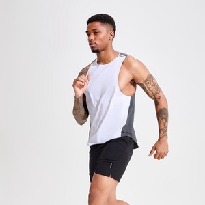 Camiseta Deportiva de Compresión sin Mangas para Hombre, Personalizada al por Mayor, para Fisicoculturismo y Fitness, Absorbe la Humedad, Chaleco Deportivo, Camiseta de Tirantes - Product Image 3