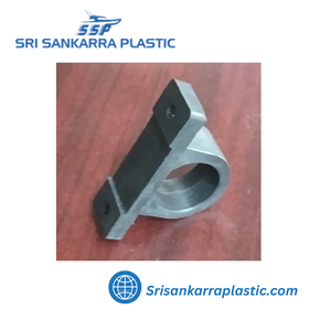 Carcasa de Rodamiento de Bloque de Almohada con Brida de 2 Pernos de Plástico PBT Termoplástico Blanco y Negro - Product Image 3