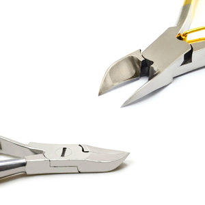 Heavy Duty Stainless Steel Sharp Thick <b>Toe</b> Nail Cutter Chiropody Podiatry Clipper with Gold Handle for Feet - Product Image 3