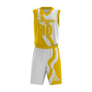 Ensembles d'uniformes de basket-ball professionnels personnalisés pour hommes, sans manches, à séchage rapide, respirants, maillots et shorts d'été, grande taille, haute qualité - Product Image 5