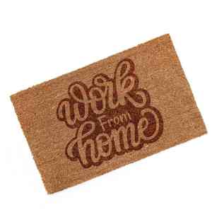 Tapete Antideslizante Ecológico para Puerta, Hecho a Máquina, con Base de PVC y Fibra de Coco, Color Sólido, para Uso en Hoteles y Hogares - Product Image 1