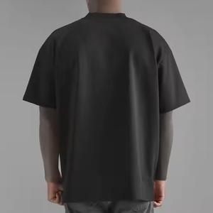 เสื้อยืดคอกลมแขนสั้นผู้ชาย สีขาว ผ้าฝ้าย ทรงปกติ สไตล์ลำลอง สีพื้น ผ้าเจอร์ซีย์ถัก ย้อมสีเรียบ รุ่นใหม่ 2026 - Product Image 4