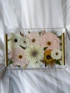 Rectangle Resin Tray | Wedding <b>Flower</b> Preservation | Bridal Bouquet | <b>Pressed</b> <b>Flower</b> Gift <b>pressed</b> frame | preserve wedding Tray - Product Image 6