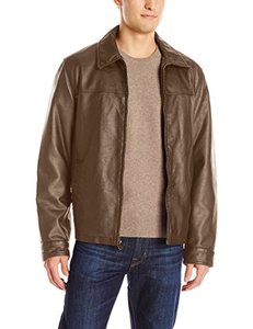 Veste en cuir élégante pour homme - Finition douce - Légère - Parfaite pour la saison automnale - veste en cuir pour homme - Product Image 2