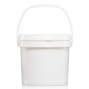 Cubo de Plástico de Grado Alimenticio de 3.5L con Asa y Tapa para Envasar Jarabe, Miel y Alimentos Líquidos, Contenedor de Alimentos a Prueba de Fugas - Product Image 4