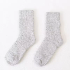 Calcetines de Hombre, Color Sólido, Algodón Térmico, Calcetines de Invierno con Logotipo Impreso para Uso Diario - Product Image 4