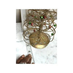 Unique Style Glittery Christmas <b>Tree</b> Decor Reusable Seasonal Ornament for Scandinavian and Contemporary Decor Themes - Product Image 4