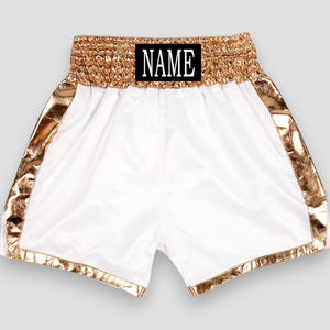 Pantalones Cortos de Muay Thai para Hombre y Mujer, Logotipo Personalizado, Materiales de Alta Calidad, Ligeros, Venta al Por Mayor, Ropa Profesional Personalizada - Product Image 2