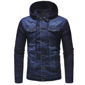 Veste en jean pour homme de haute qualité, style vintage déchiré, coupe ajustée, streetwear, veste en jean - Product Image 1
