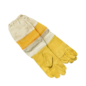 Gants d'apiculture durables jusqu'au coude avec manchette en maille pour la récolte du miel, les travaux en apiculture et les tâches quotidiennes de manipulation des ruches - Product Image 5