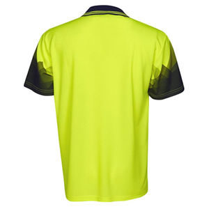 Polo de Fábrica OEM de Secado Rápido, Manga Corta, para Golf, Casual, con Patrón Sólido, Tejido de Punto, Sublimado, Transpirable - Product Image 3