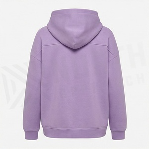 เสื้อฮู้ดดี้ผู้หญิงผ้าฝ้าย 100% น้ำหนักเบา ทรงโอเวอร์ไซส์ สไตล์สตรีทแวร์ 300gsm ไหล่ตก คุณภาพพรีเมียม - Product Image 2
