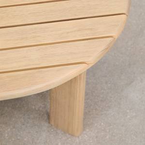 Table basse de jardin ovale Vandana Hexa Terra 100x60 cm en bois d'acacia - Product Image 5
