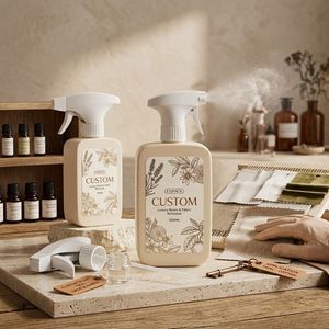 Botella de Spray Cuadrada de PET de 350ml/500ml, Color Rosa, con Pulverizador Fino y Bomba de Gatillo para Cabello, Cuerpo y Limpiador Facial, Fábrica OEM en Vietnam - Product Image 3
