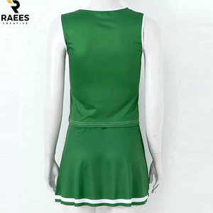 Nouveaux uniformes de cheerleading pour filles de qualité supérieure, 100% polyester 220g, impression numérique, couleur/taille personnalisée - Product Image 3