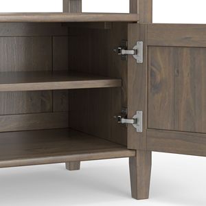 Smoky Brown Ela Banco de almacenamiento de entrada Solución de organización del hogar - Product Image 4