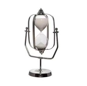 Temporizador de Arena Clásico de Alta Demanda, Vidrio Transparente, Base de Metal, Decoración para Cocina, Aula u Oficina, Herramienta Elegante para la Gestión del Tiempo, Ecológico - Product Image 4