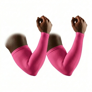 Manchons de compression sportifs en polyester rafraîchissants et anti-UV pour hommes et femmes, vente en gros - Product Image 6