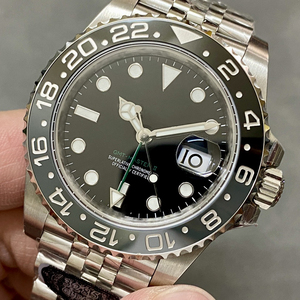 Reloj Mecánico de Diseño de Lujo con Movimiento 3285, Reserva de Marcha de 72 Horas, Bisel Negro y Gris, Resistente al Agua, Reloj de Moda para Hombre - Product Image 3