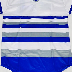Customized Zeta Blue & White Chenille <b>Baseball</b> Embroidered Premium Cotton Eco-Friendly Sublimated Sorority Apparel ZPB Greek - Product Image 2